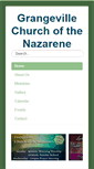 Mobile Screenshot of grangevillenazarene.org